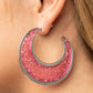 Charismatically Curvy - Pink Earring