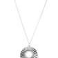 Chicly Centered - White Necklace