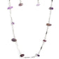 Chiseled Construction - Purple Necklace