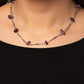 Chiseled Construction - Purple Necklace