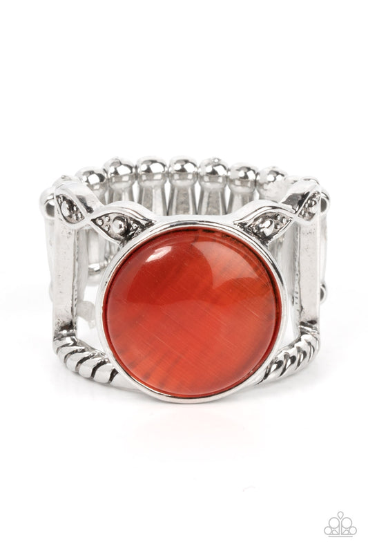 Clairvoyantly Cats Eye - Orange Ring