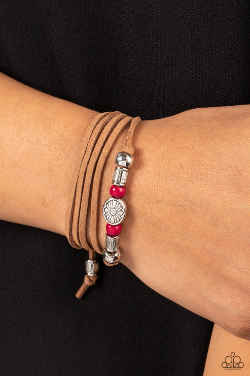 Clear A  Path - Pink Bracelet