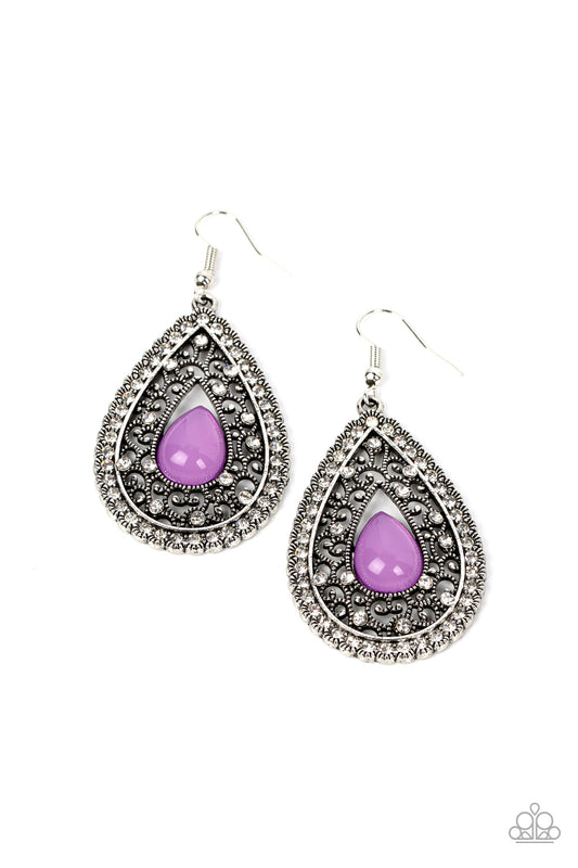 Cloud Nine Couture - Purple Earring