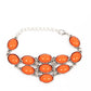 Color Wheel Garden - Orange Bracelet