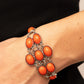 Color Wheel Garden - Orange Bracelet