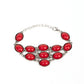 Color Wheel Garden - Red Bracelet