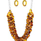 Comin In HAUTE - Brown Necklace