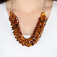Comin In HAUTE - Brown Necklace