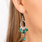 Coming in Clutch - Green Earring