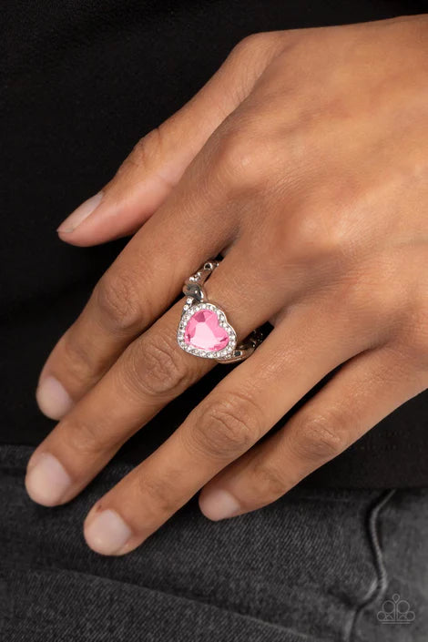 Committed to Cupid Pink Ring