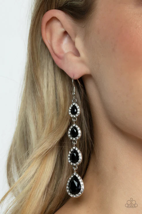 Confidently Classy - Black Earing