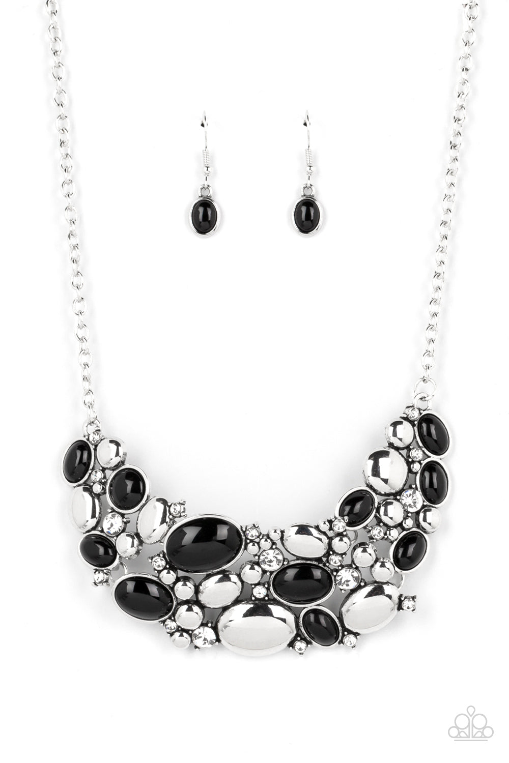 Contemporary Calamity Black Necklace