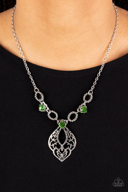 Contemporary Connections Green Necklace