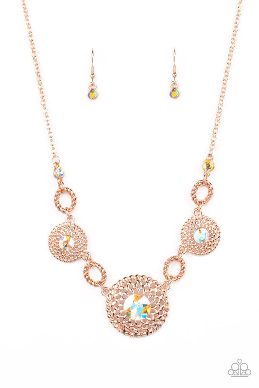 Cosmic Cosmos - Multi Necklace Rose Gold