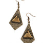 Cosmic Destination - Brass Earring