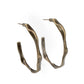 Coveted Curves - Brass Earring