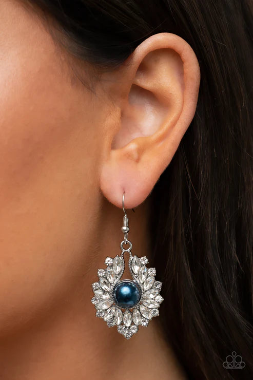 Crowns Required - Blue Earring