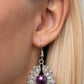 Crowns Required - Purple Earring