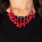 Crystal Cabaret - Red Necklace