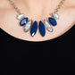 Crystallized Couture - Blue Necklace