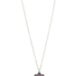 Daisy Dotted Deserts - Purple Necklace