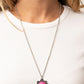 Daisy Dotted Deserts Pink Necklace