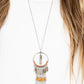 Dancing Dreamcatcher - Orange Necklace