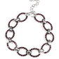 Date Night Debonair - Purple Bracelet