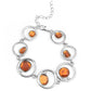 Date Night Drama - Brown Bracelet