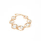 Date Night Drama - Gold Bracelet