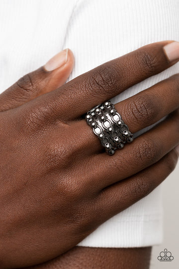 Dauntless Demeanor - Gun Metal Ring