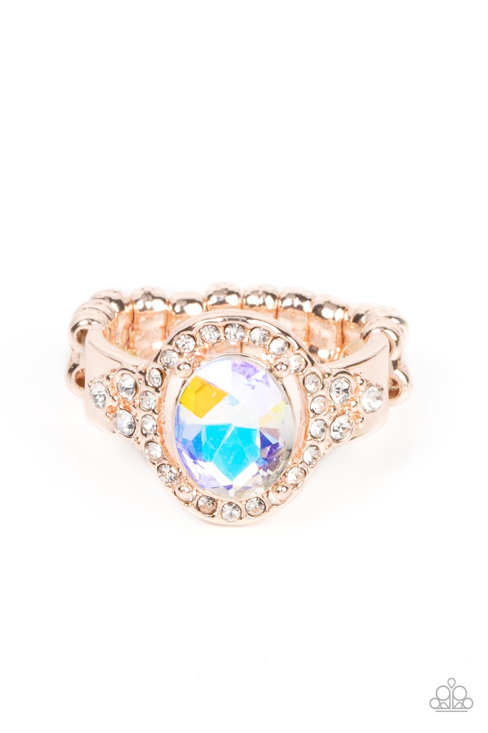 Dazzling I Dos - Rose Gold Ring