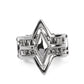Deceivingly Diamond - Gun Metal Ring