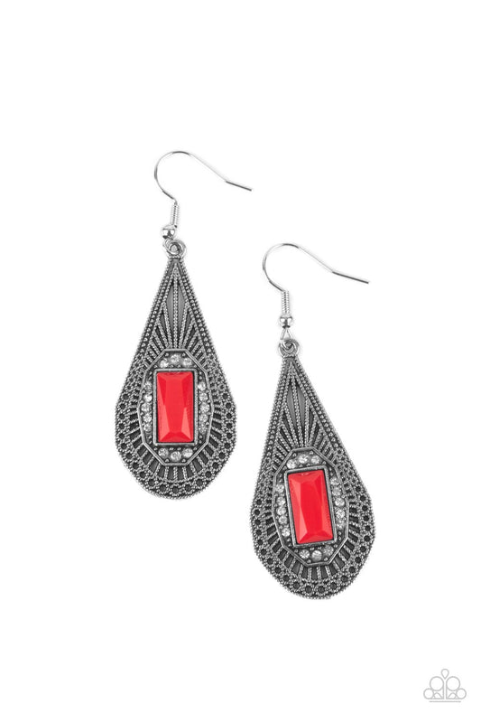 Deco Dreaming - Red Earring