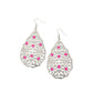 Delightfully Daisy - Pink Earring