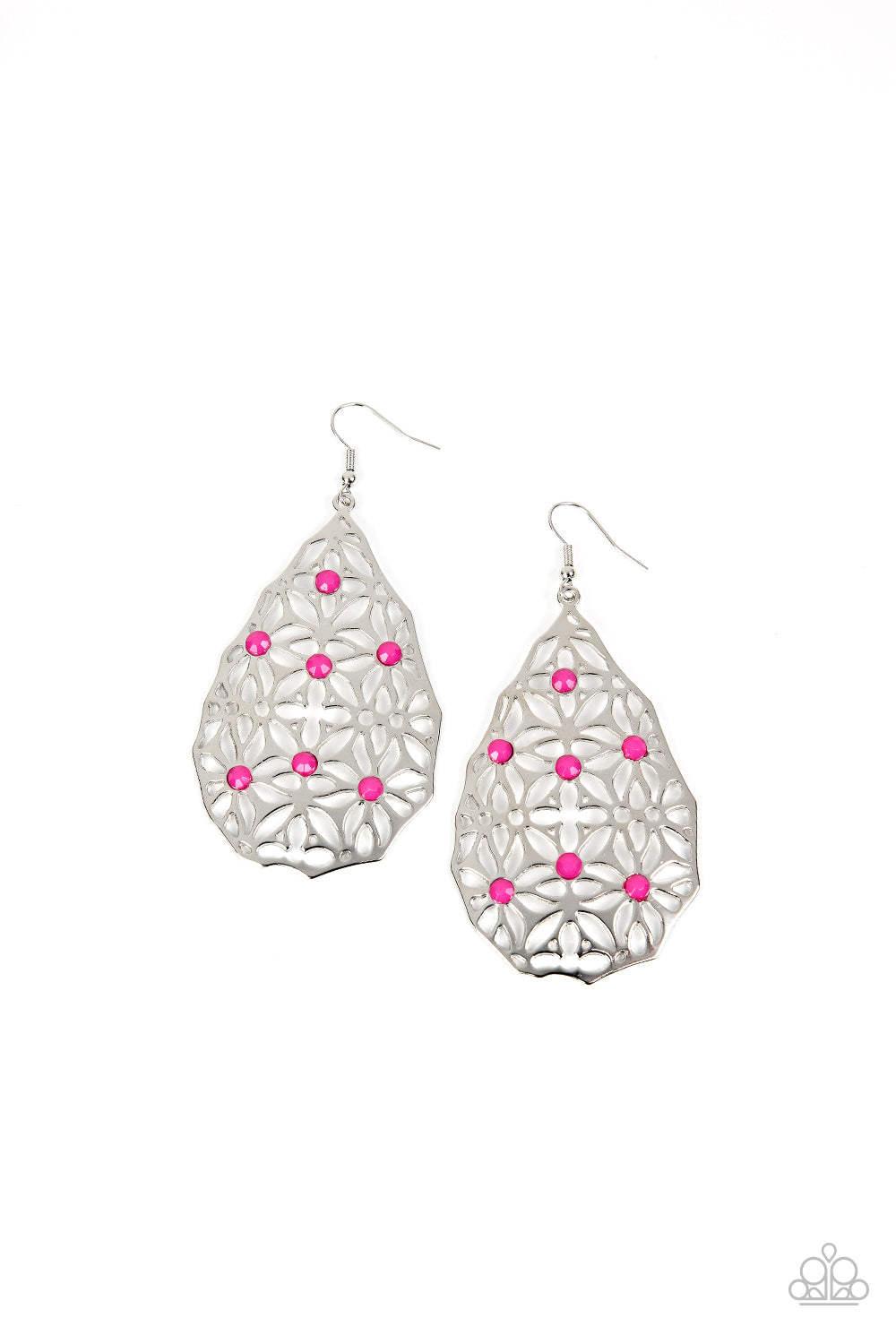 Delightfully Daisy - Pink Earring