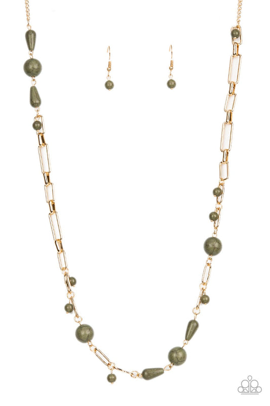 Desert Journey - Green Necklace