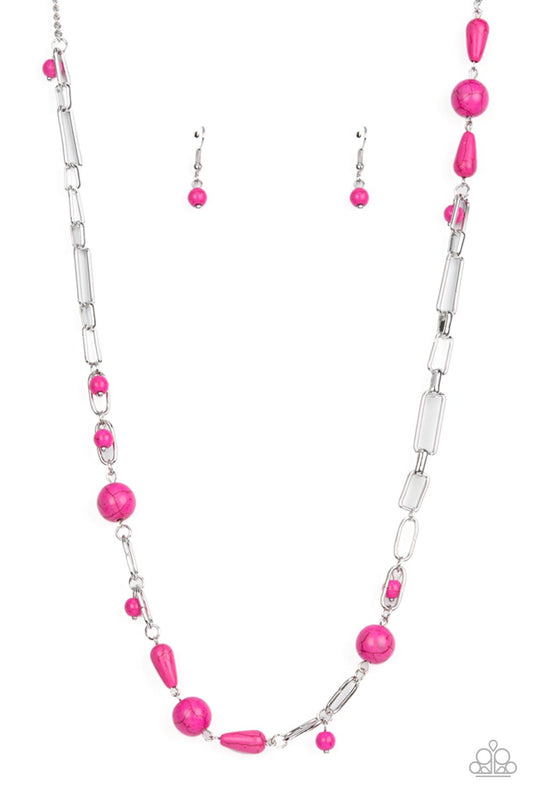 Desert Journey - Pink Necklace