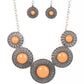 Detail Orientated - Orange Necklace