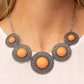 Detail Orientated - Orange Necklace