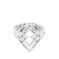 Diamond Duo - Silver Ring
