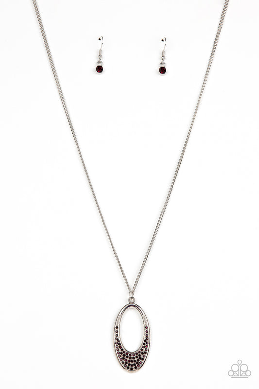 Dip Into Dazzle - Purple Necklace
