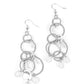Dizzyingly Dreamy - White Earring