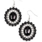 Dolled Up Dazzle - Black Earring