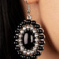 Dolled Up Dazzle - Black Earring