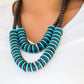 Dominican Disco Blue Necklace