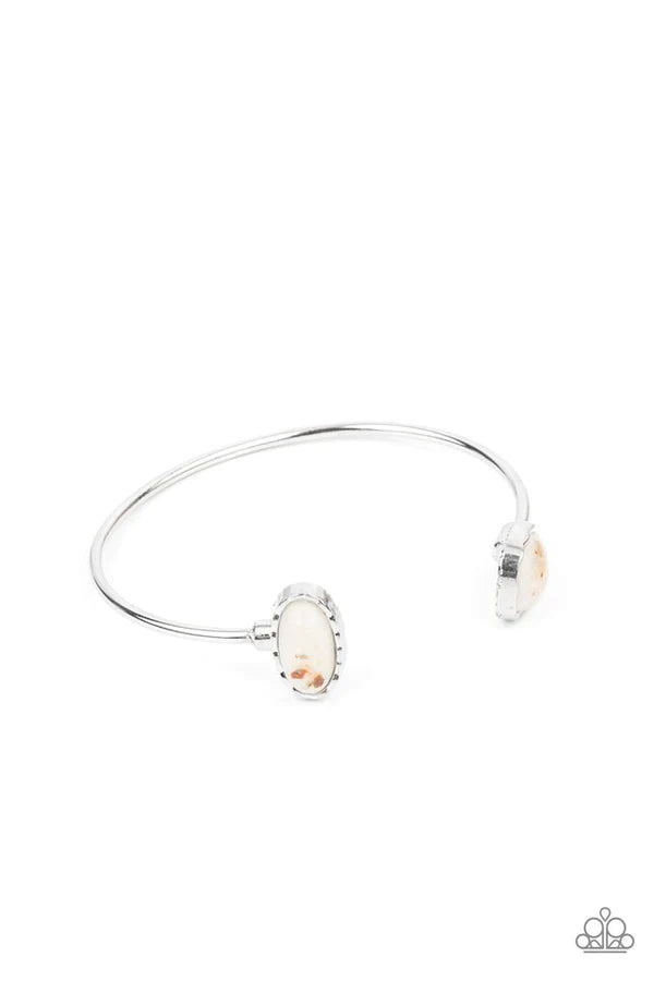 Dont Bead Jealous - White Bracelet
