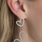 Doting Duo - White Earring
