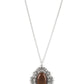 Dream Board Dazzle - Brown Necklace