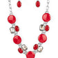 Dreaming in MULTICOLOR - Red Necklace